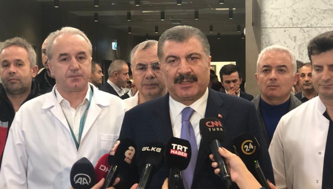 Sağlık Bakanı Koca, İstanbul'daki yaralı madencileri ziyaret etti: