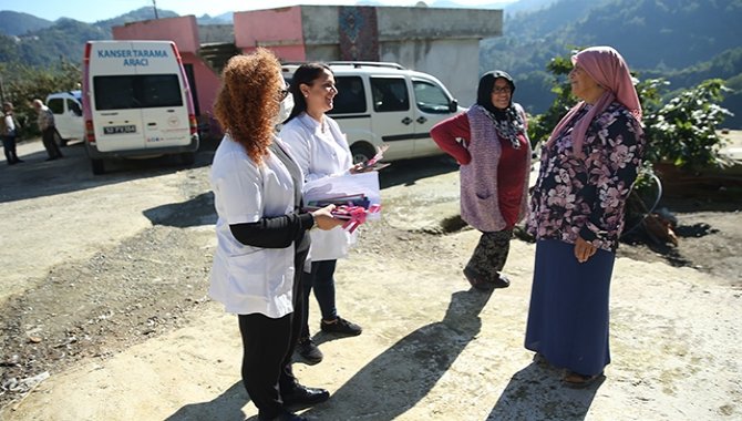 Ordu'da mobil sağlık ekiplerinin erken teşhisi sayesinde 2 kanser hastası hayata tutundu