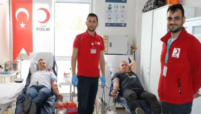 TREDAŞ çalışanları kan bağışında bulundu