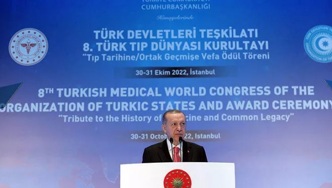 Cumhurbaşkanı Erdoğan, 8. Türk Tıp Dünyası Kurultayı'nda konuştu: (2)