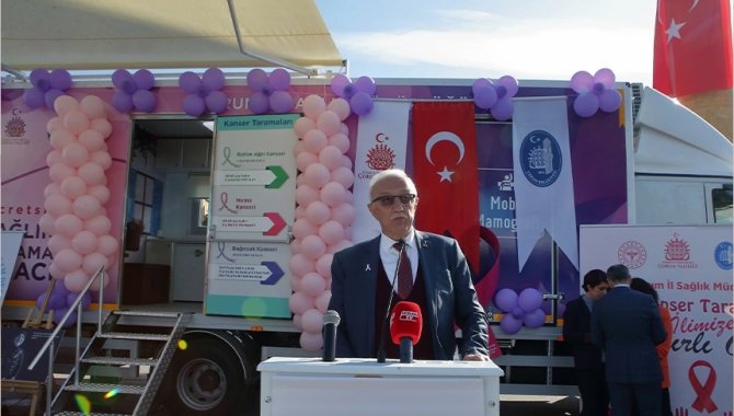 Çorum'da 3,5 milyon liralık mobil mamografi aracı hizmete başladı