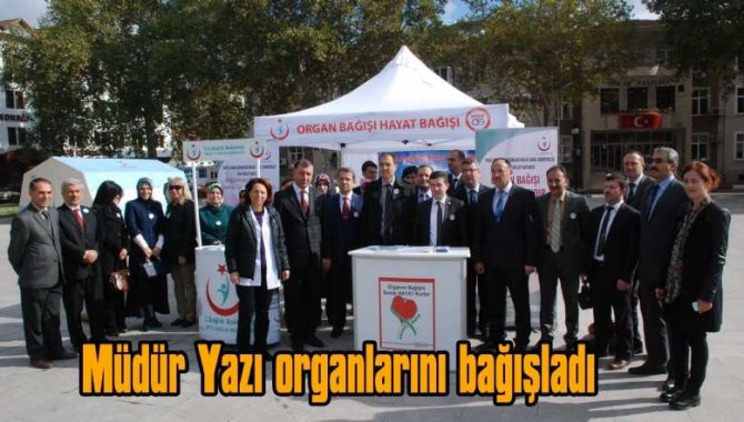 Tokat'ta organ bağışı bilgilendirme çadırı açıldı