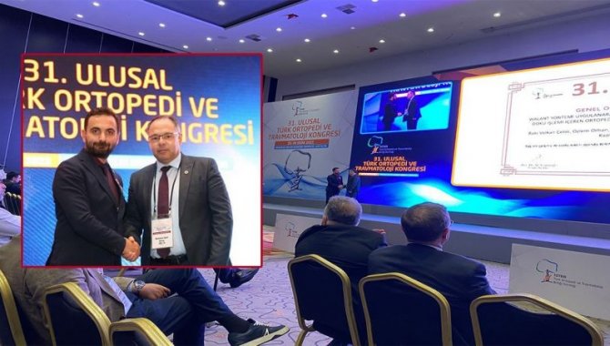 Harran Üniversitesi hastanesine genel ortopedi dalında ödül verildi