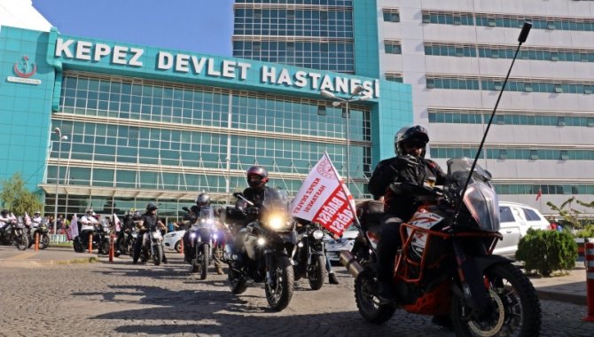 Antalya'da Organ Bağışı Haftası dolayısıyla motosikletli kortej düzenlendi