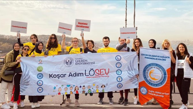 İstanbul Gelişim Üniversitesi, 44. İstanbul Maratonu'nda çocuklar için koştu
