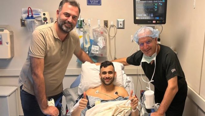 Beşiktaşlı futbolcu Ghezzal, ABD'de ameliyat edildi