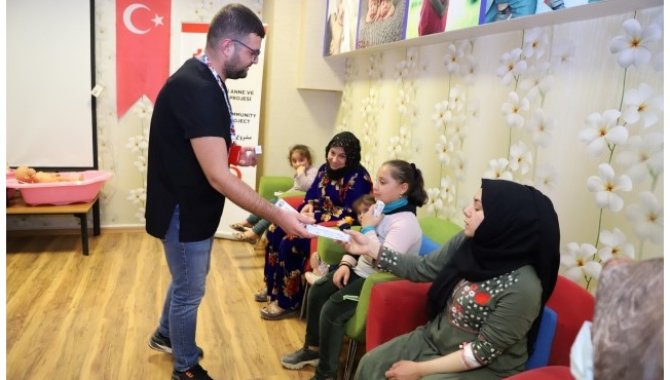 Şanlıurfa'da anne adaylarına diş sağlığı eğitimi verildi