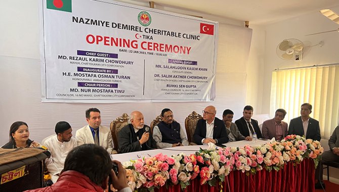 TİKA'dan Bangladeş'teki Nazmiye Demirel Kliniğine tadilat ve donanım desteği