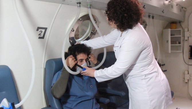 Van'daki oksijen tedavi ünitesi bölgeye hizmet veriyor