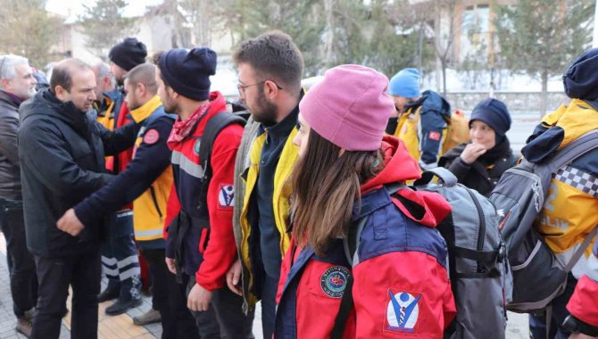 Kütahya İl Sağlık Müdürlüğü Ekipleri Deprem Bölgesinden Döndü