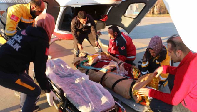 198 Saat Sonra Kurtarılmıştı, Diyarbakır’a Helikopterle Sevk Edildi