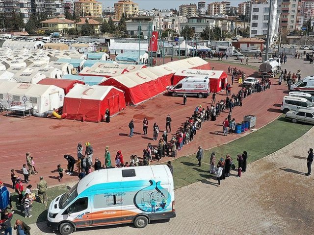 Depremzedelere yönelik aşı çalışmaları devam ediyor