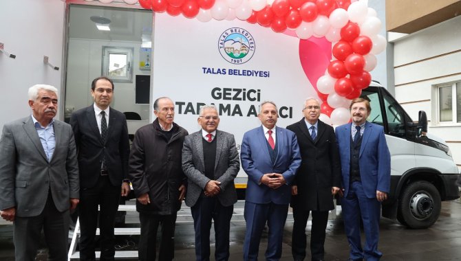 Talas'ta Gezici Kanser Tarama Aracı hizmet vermeye başladı
