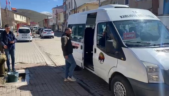 Karlıova Belediyesinden ücretsiz servis hizmeti