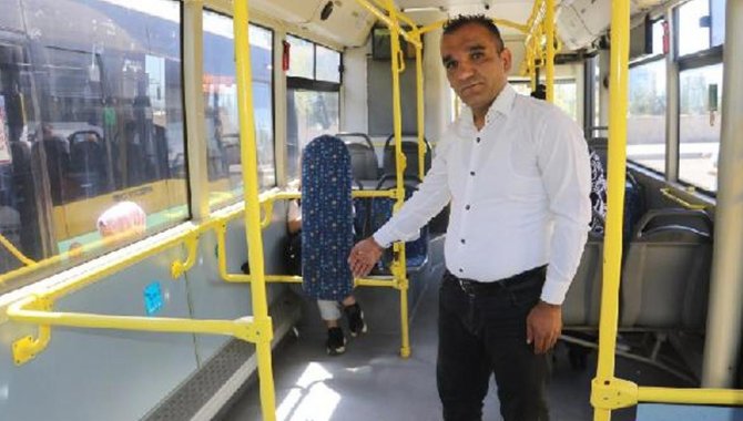 Diyarbakır'da fenalaşan yolcuyu otobüs şoförü hastaneye yetiştirdi