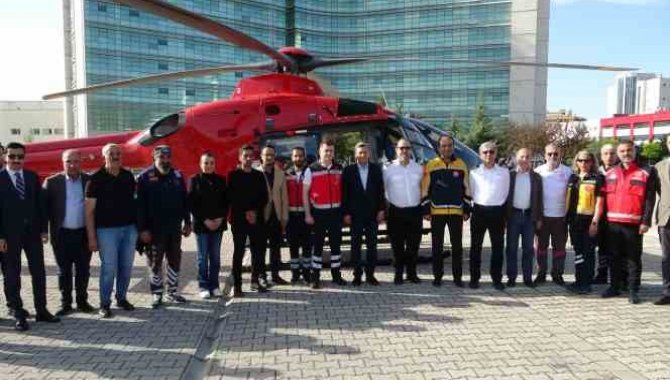 Malatya'da ambulans helikopter hizmete başladı