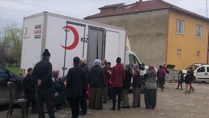 Türk Kızılay, Malatya'da depremzedelere sağlık hizmetini sürdürüyor