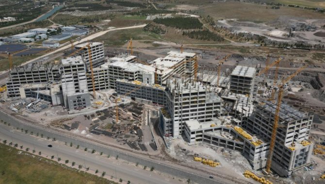 Şanlıurfa Şehir Hastanesi inşaatının yüzde 41'i tamamlandı