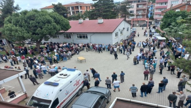 Vefat eden Dr. Polat için Alaçam Devlet Hastanesinde tören düzenlendi