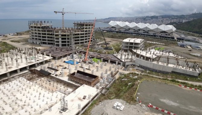 Bakan Koca'dan, yapımı süren Trabzon Şehir Hastanesine ilişkin paylaşım