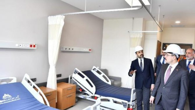 TBMM Plan ve Bütçe Komisyonu Başkanı Muş, Samsun Şehir Hastanesi inşaatını inceledi
