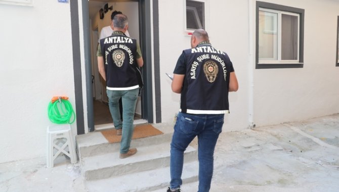 Antalya'da günübirlik kiralanan evler denetlendi