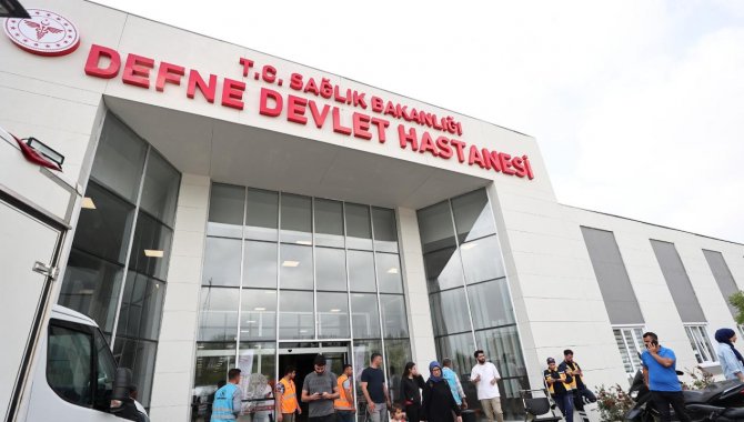 İki ayda tamamlanan Defne Devlet Hastanesinde 39 bin poliklinik hizmeti verildi