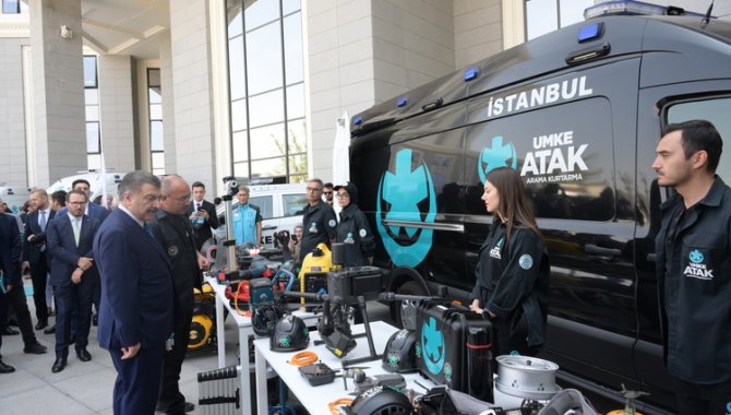 Ulusal Medikal Kurtarma Ekibi "Atak" araçlarıyla arama-kurtarmada daha aktif rol alacak