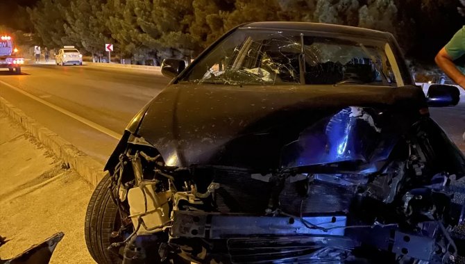 Burdur'da alkollü araç kullandığı için ehliyetine el konulan sürücü kaza yaptı