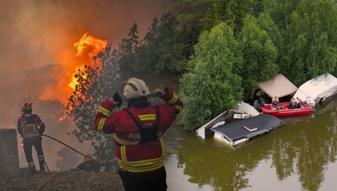 Avrupa, sel ve orman yangınlarıyla aynı anda mücadele ediyor