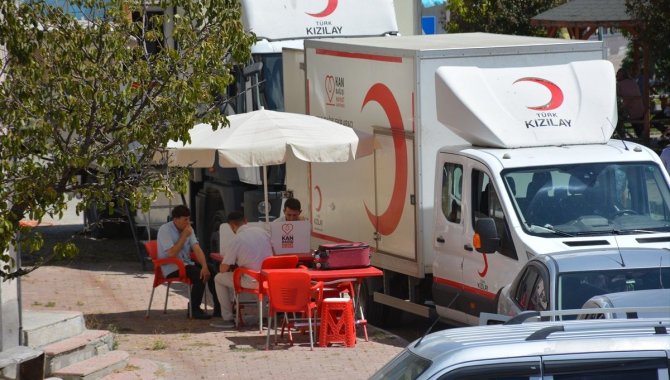 Kızılay Tokat’ta kan bağışı topluyor