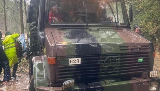 Kırklareli'ndeki arama kurtarma çalışmalarına asker de katılıyor