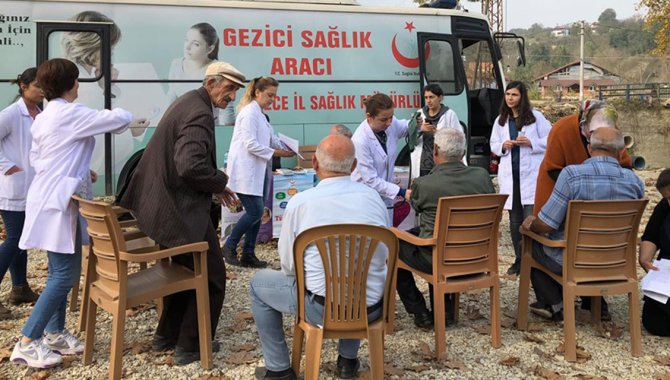 Yahşihan'da köy, mezra ve yaylada yaşayan vatandaşlara mobil sağlık hizmeti