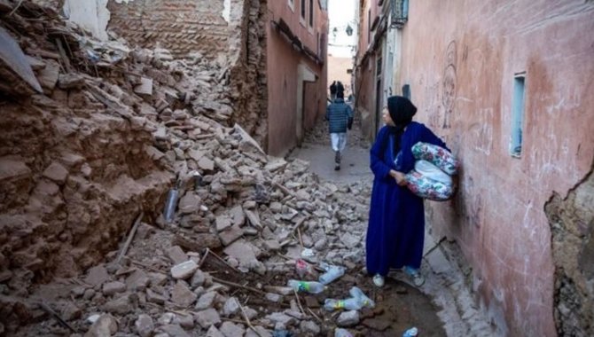 DSÖ: Fas'taki deprem Marakeş ve çevresinde 300 binden fazla kişiyi etkiledi