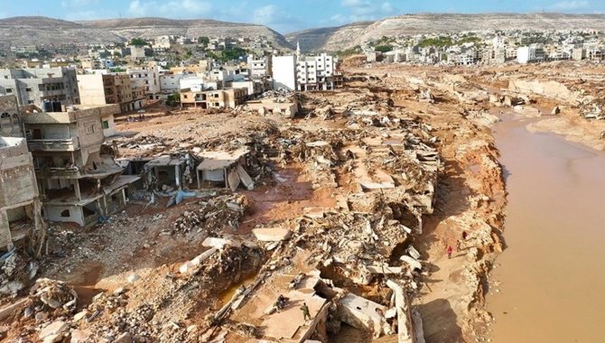 Libya'da selin vurduğu Derne kentinde 510 kişi enkaz altından sağ çıkarıldı