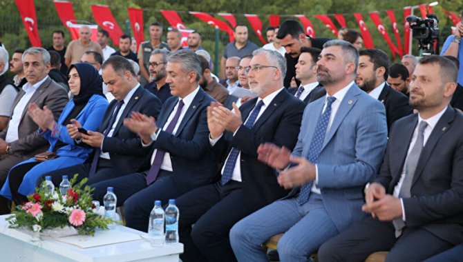 Çalışma ve Sosyal Güvenlik Bakanı Işıkhan, Mardin'de "Millet Ormanı" açılışında konuştu: