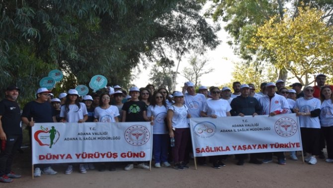 Adana'da "Dünya Yürüyüş Günü" etkinliği düzenlendi