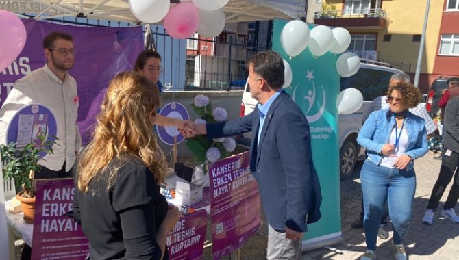 Türkeli'de meme kanseriyle ilgili bilgilendirme yapıldı