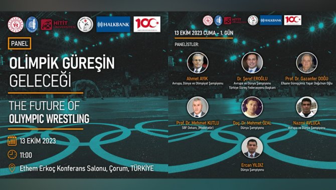 Çorum'da olimpik güreşle ilgili panel ve kongre düzenlenecek