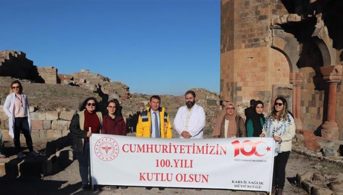 Ani Ören Yeri'nde "sağlık yürüyüşü" düzenlendi