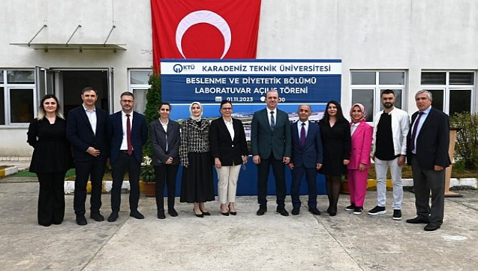 KTÜ'de Beslenme ve Diyetetik Bölümü Laboratuvarı açıldı