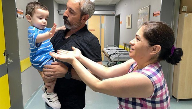 Ateş bebek, 2 kalp ameliyatından sonra rahat nefes almaya başladı