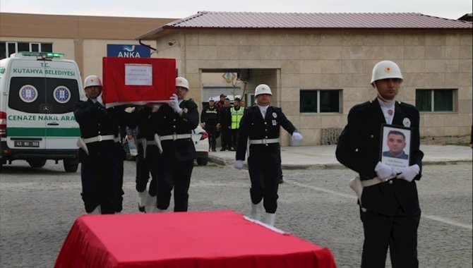 Kütahya'da kalp krizi sonucu vefat eden polis memuru defnedildi