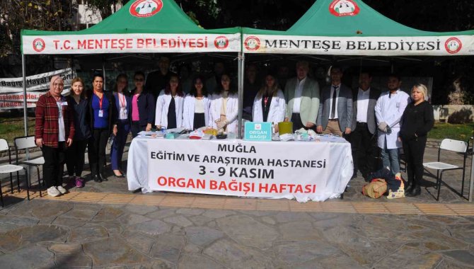 Muğla’da Organ Bağışı İçin Stant Kuruldu