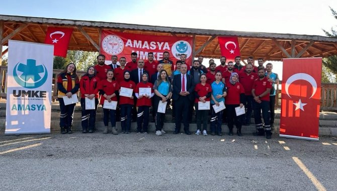 Amasya'da UMKE Temel Eğitim Programı düzenlendi
