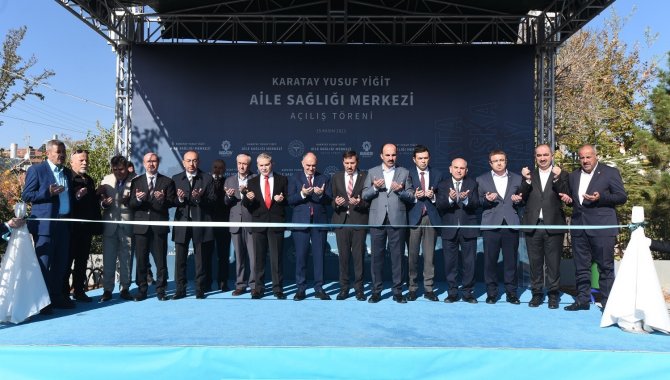 Karatay Yusuf Yiğit Aile Sağlığı Merkezi Açıldı