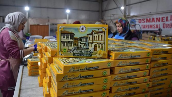 Osmaneli'nin tescilli lezzeti "ayva lokumu" Suudi Arabistan ve Rusya pazarına da girdi