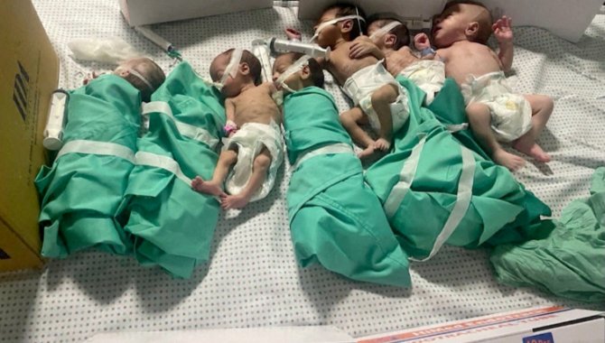 Filistin Kızılayı: Şifa Hastanesi’ndeki 31 prematüre bebeği Gazze’nin güneyine naklettik