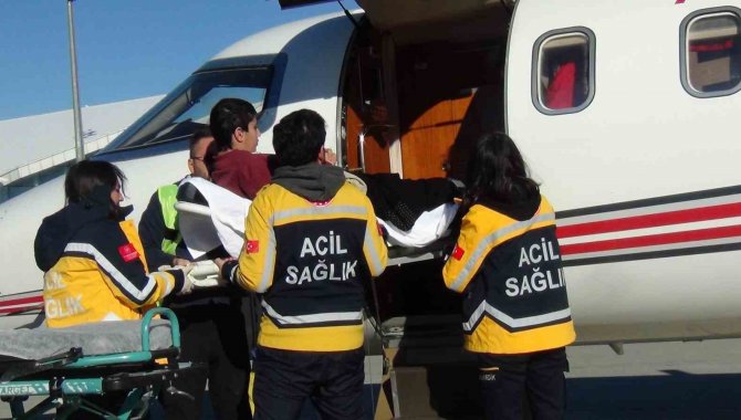 Ambulans Uçak, Kalp Hastası İçin Havalandı
