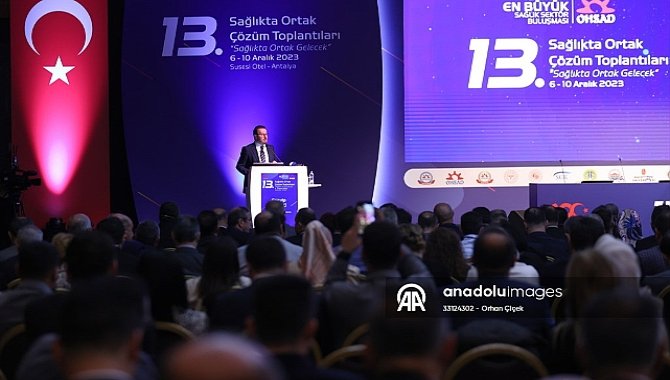 Antalya'da 13. OHSAD Kurultayı-Sağlıkta Ortak Çözüm Toplantıları başladı
